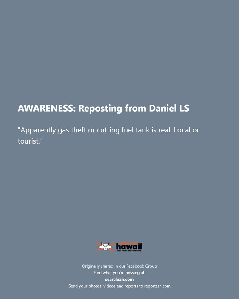 AWARENESS - Hawaii | SSH Search