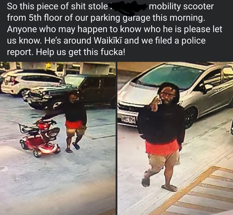 VEHICLE THEFT - ALA WAI and HOBRON, Honolulu | SSH Search