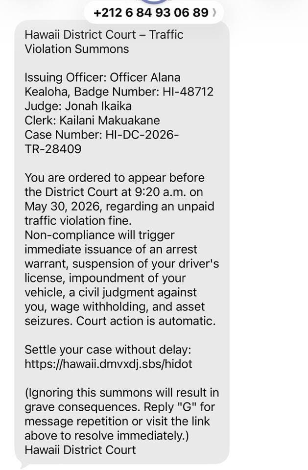 SCAM - Hawaii | SSH Search