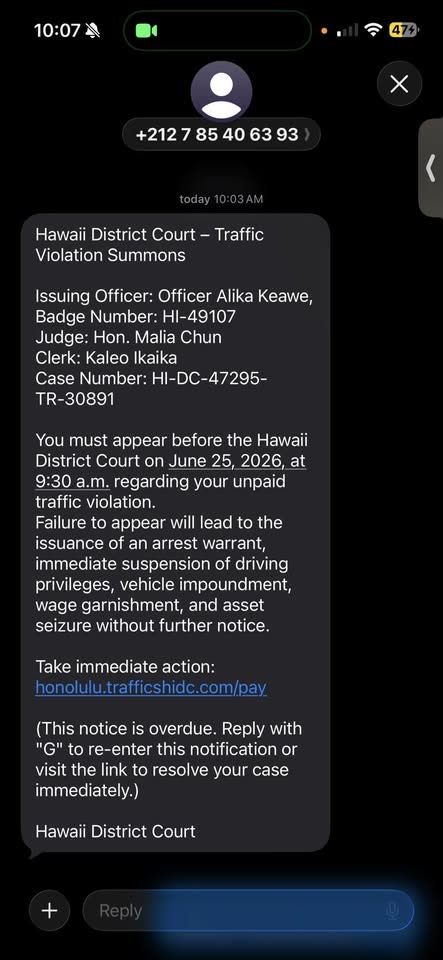 SCAM - Hawaii | SSH Search