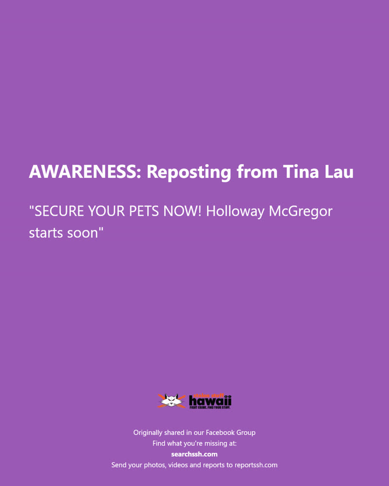 AWARENESS - Hawaii | SSH Search