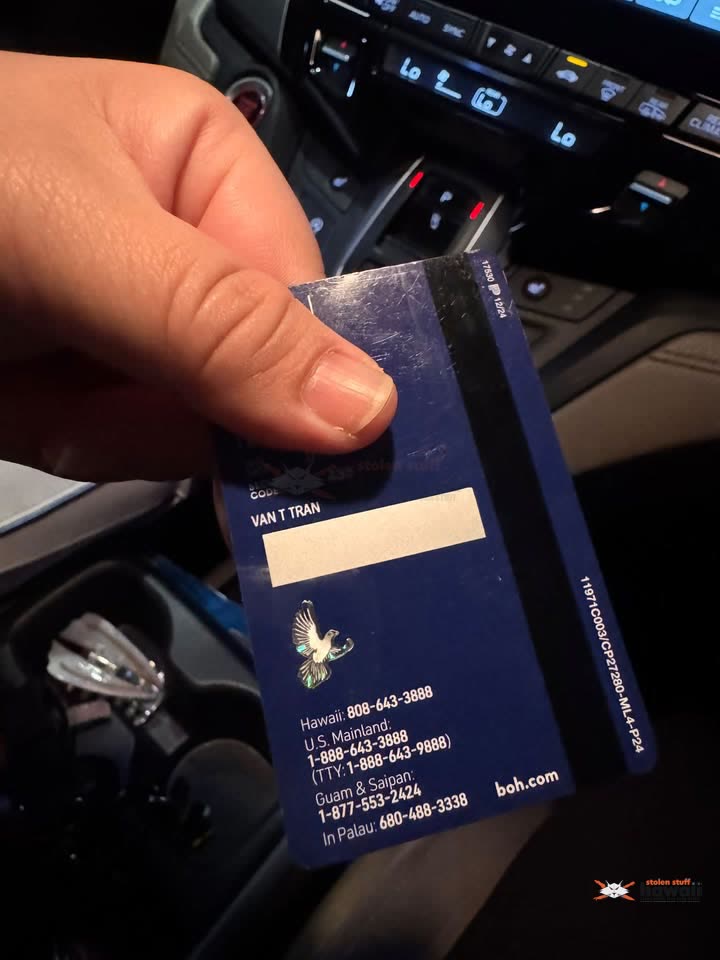 FOUND ITEM - Bank of Hawaii, Kapolei, Oahu | SSH Search