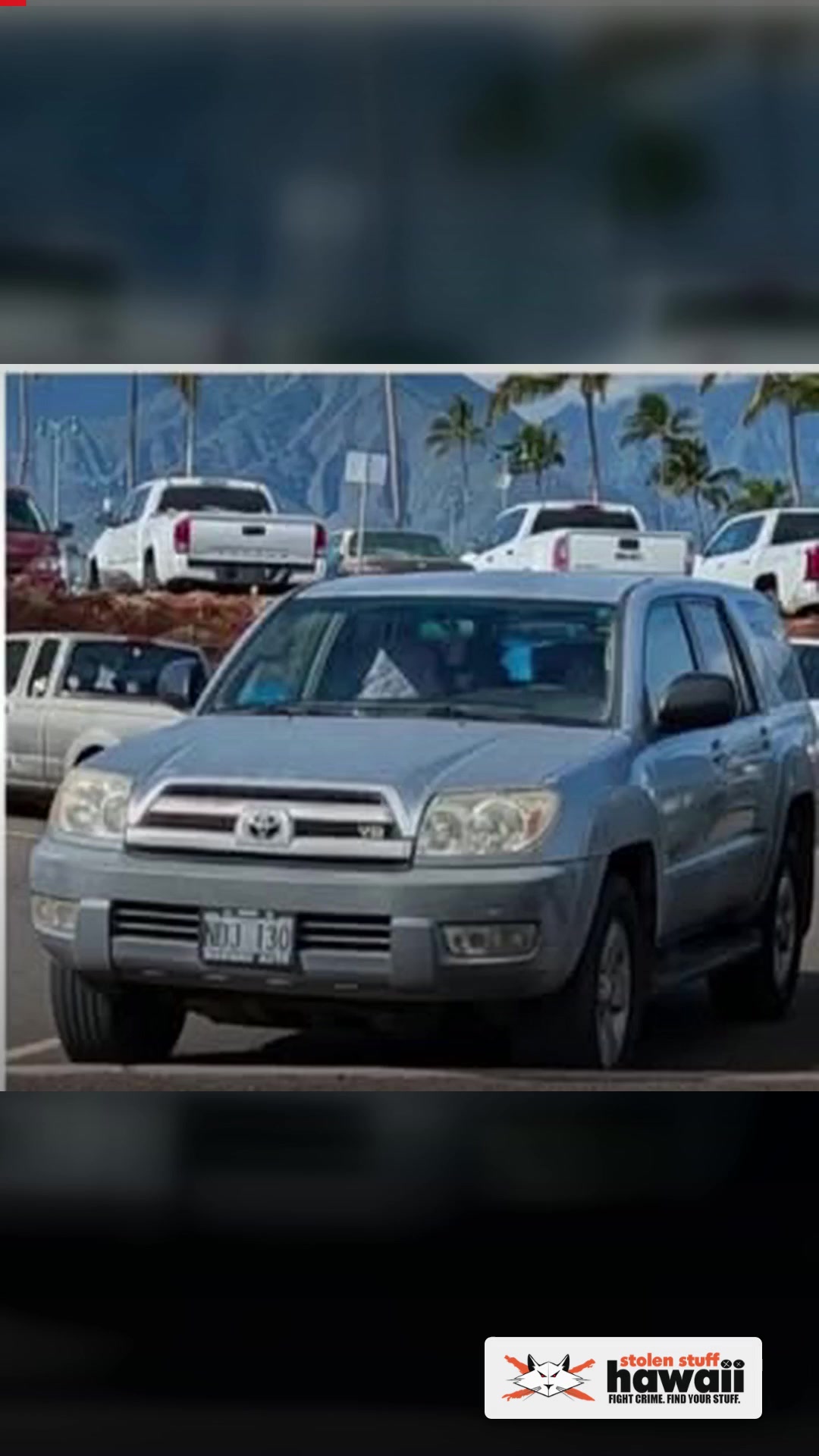VEHICLE THEFT - Maui Memorial Medical Center, Wailuku | SSH Search