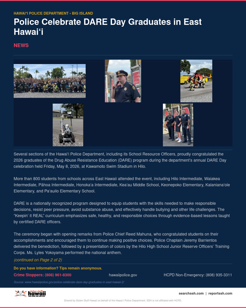 NEWS - Hawaii County | SSH Search