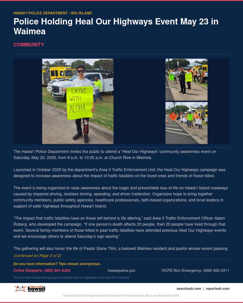 COMMUNITY - Hawaii County | SSH Search