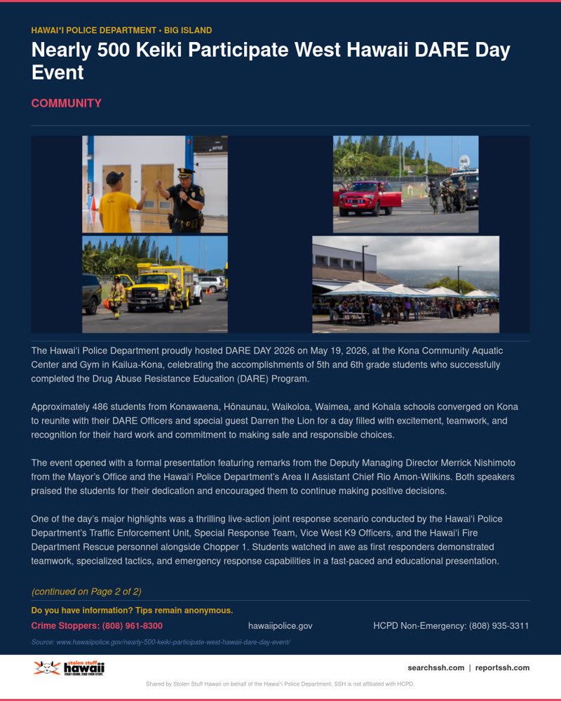 COMMUNITY - Hawaii County | SSH Search