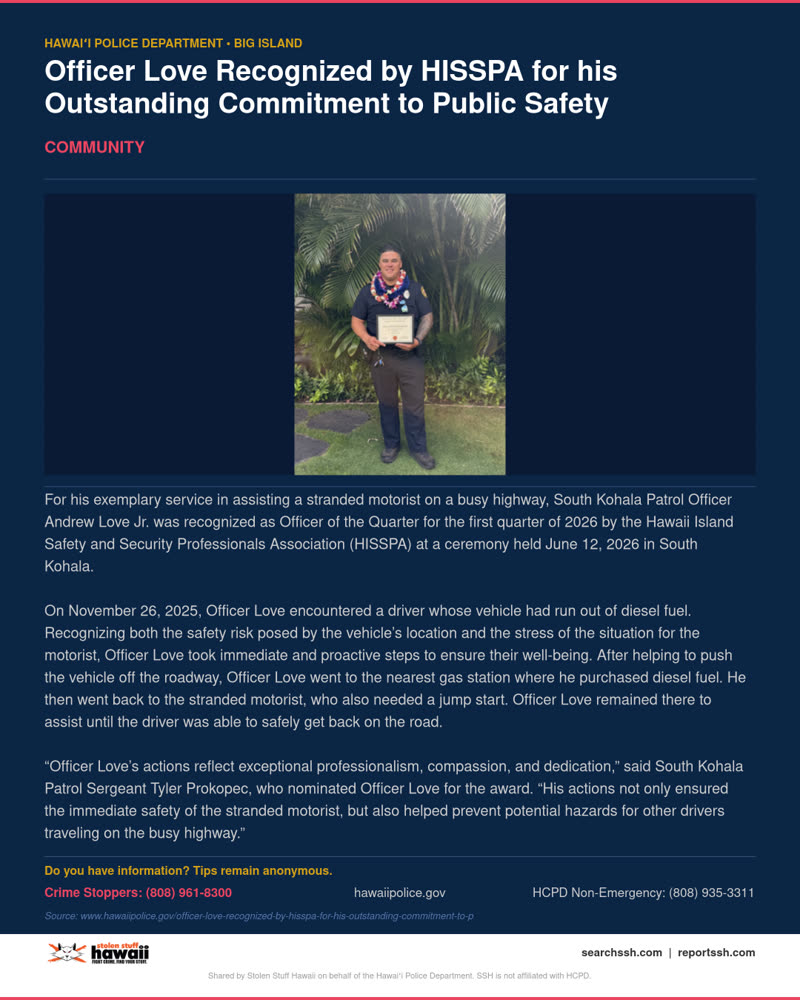COMMUNITY - Hawaii County | SSH Search