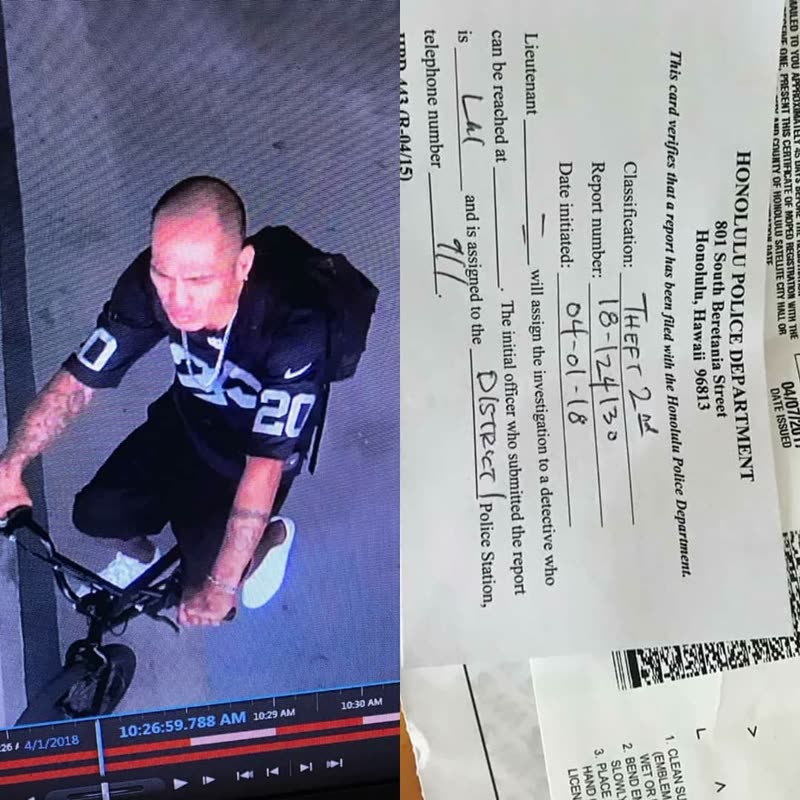 VEHICLE THEFT - One Ala Moana condominium, Honolulu, Oahu | SSH Search