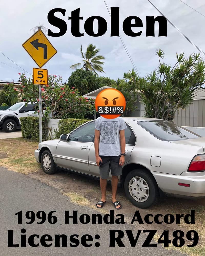 VEHICLE THEFT - Kapolei Walmart Parking Lot, Kapolei, Oahu | SSH Search