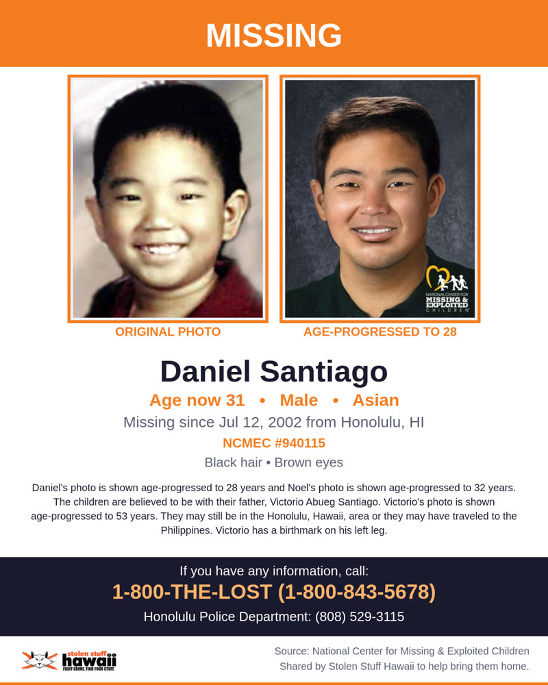 MISSING PERSON - Honolulu, HI | SSH Search