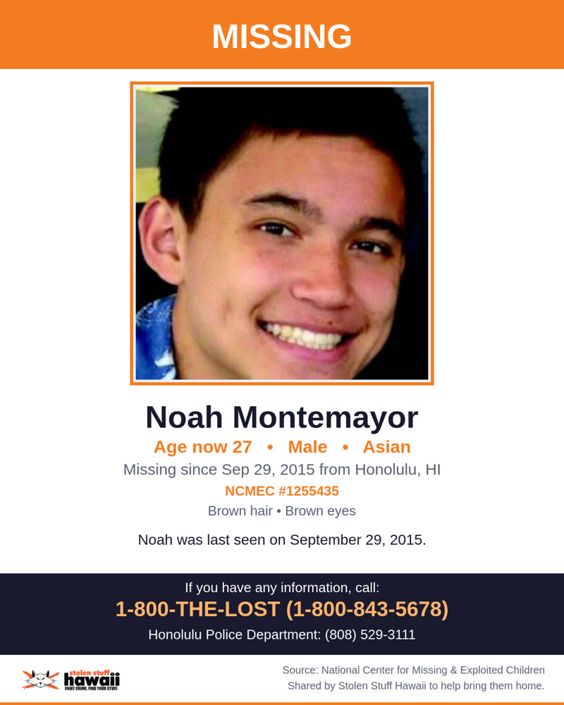MISSING CHILD - Honolulu, HI | SSH Search