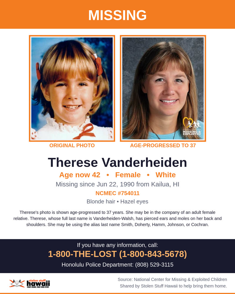 MISSING PERSON - Kailua, HI | SSH Search