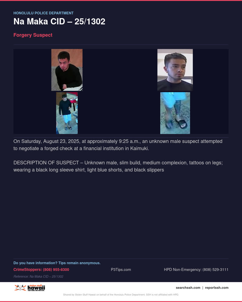 HPD OFFICIAL - Honolulu | SSH Search