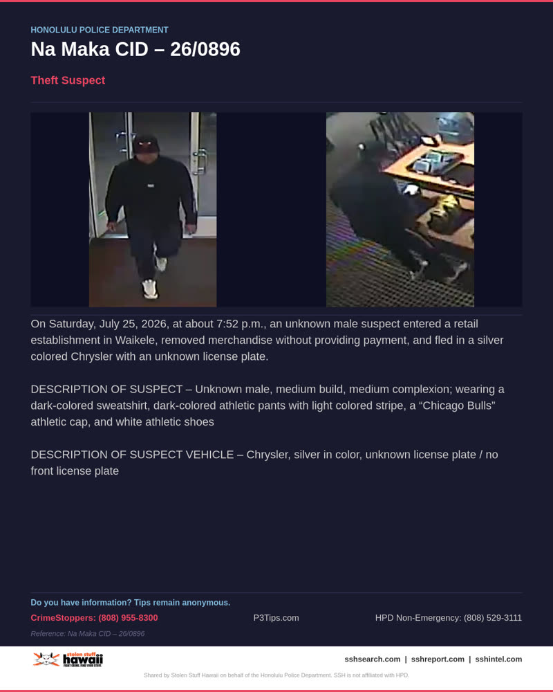 HPD OFFICIAL - Honolulu | SSH Search