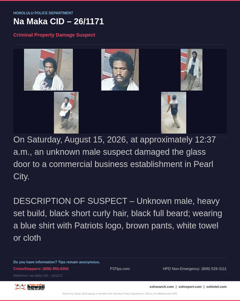 HPD OFFICIAL - Honolulu | SSH Search