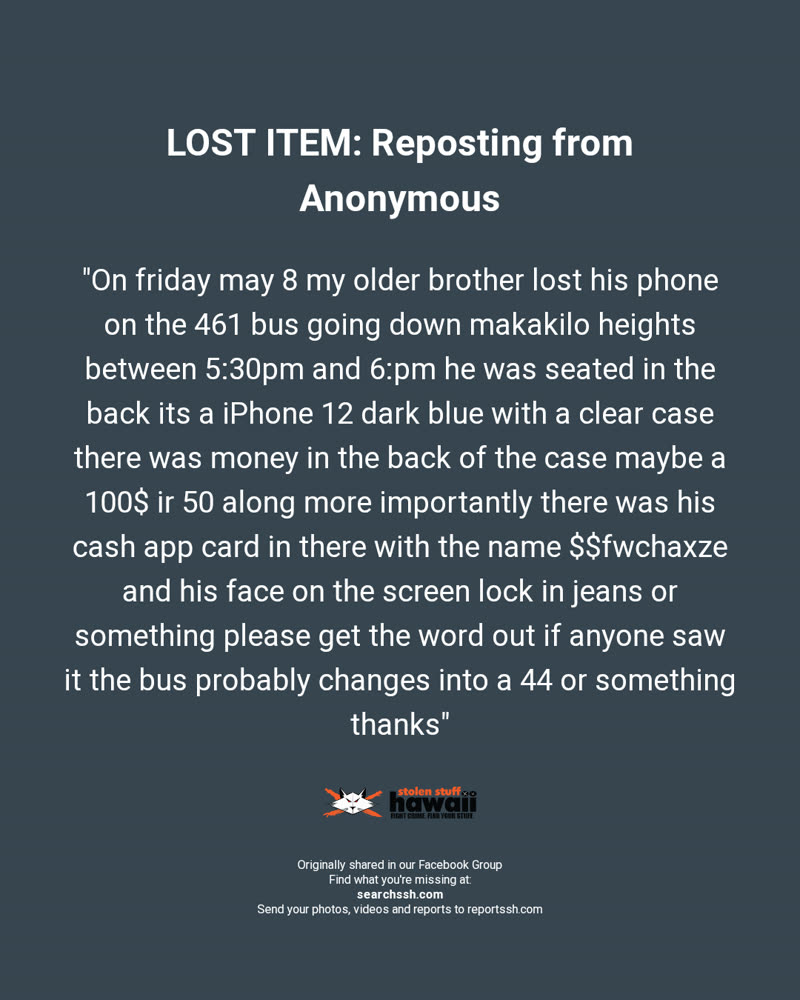 LOST ITEM - Unknown | SSH Search