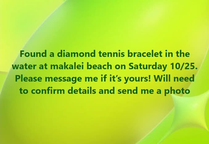 FOUND ITEM - hawaii | SSH Search