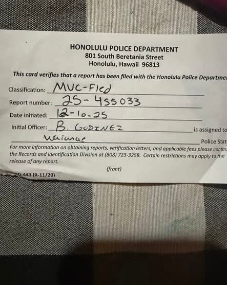 THEFT - Oahu | SSH Search