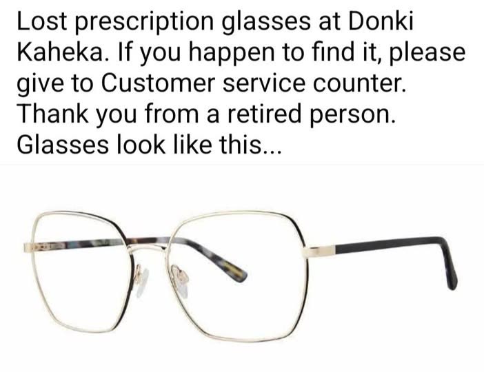 LOST ITEM - Oahu | SSH Search