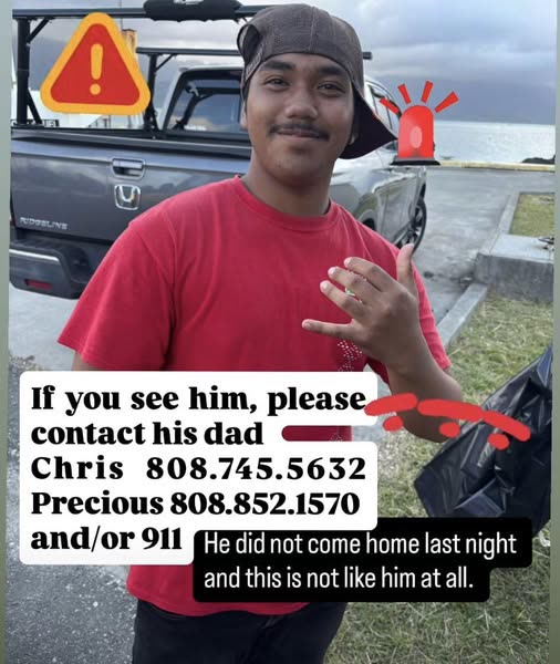 MISSING PERSON - Oahu | SSH Search