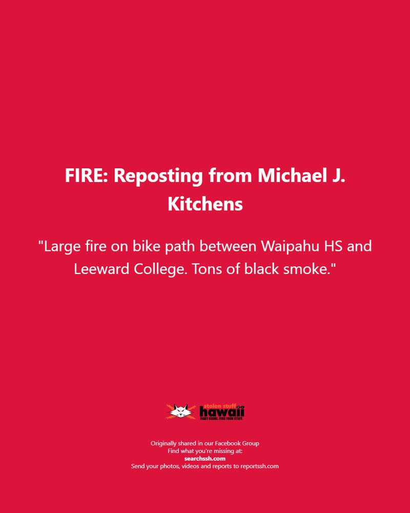 FIRE - Oahu | SSH Search