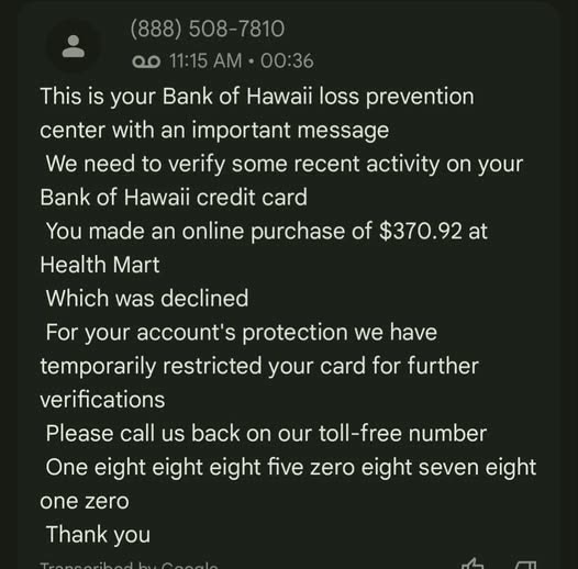 SCAM - Oahu | SSH Search