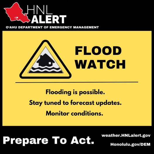 FLOOD WARNING - Oahu | SSH Search