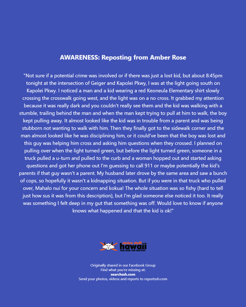 AWARENESS - Oahu | SSH Search