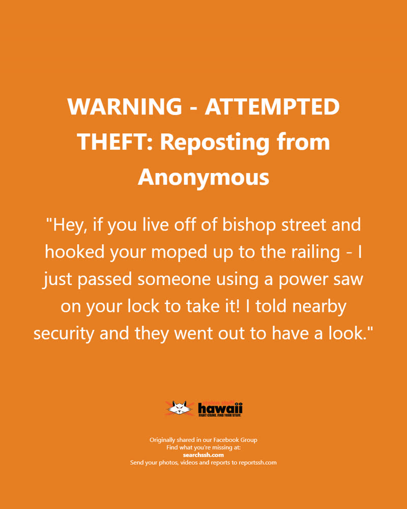 WARNING - Oahu | SSH Search