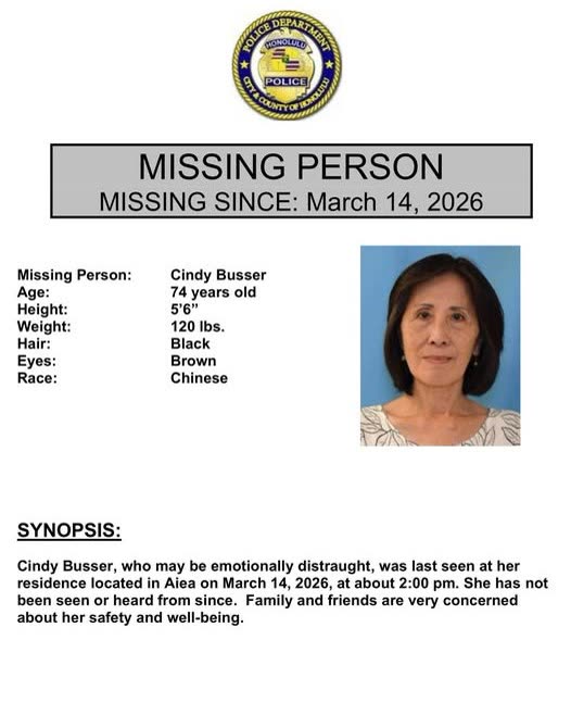 MISSING PERSON - Oahu | SSH Search