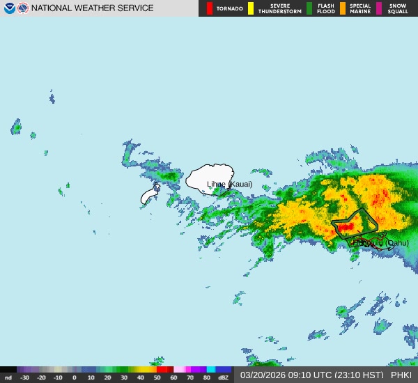 WEATHER ALERT - Oahu | Stolen Stuff Hawaii