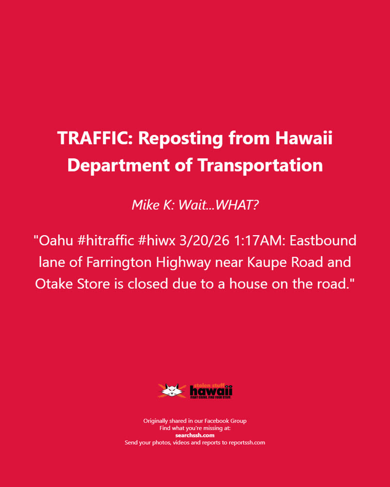 TRAFFIC - Oahu | SSH Search
