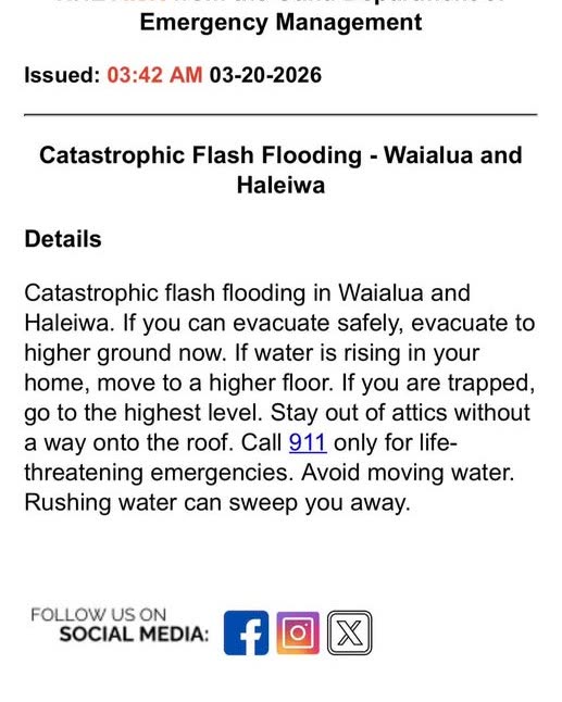 SAFETY ALERT - Oahu | SSH Search
