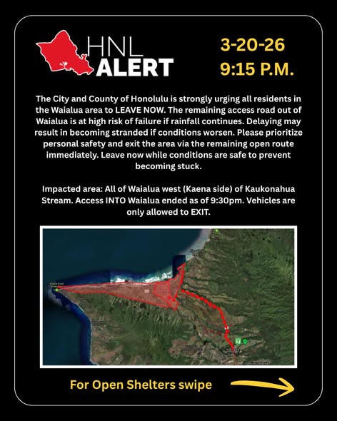 EVACUATE - Oahu | SSH Search