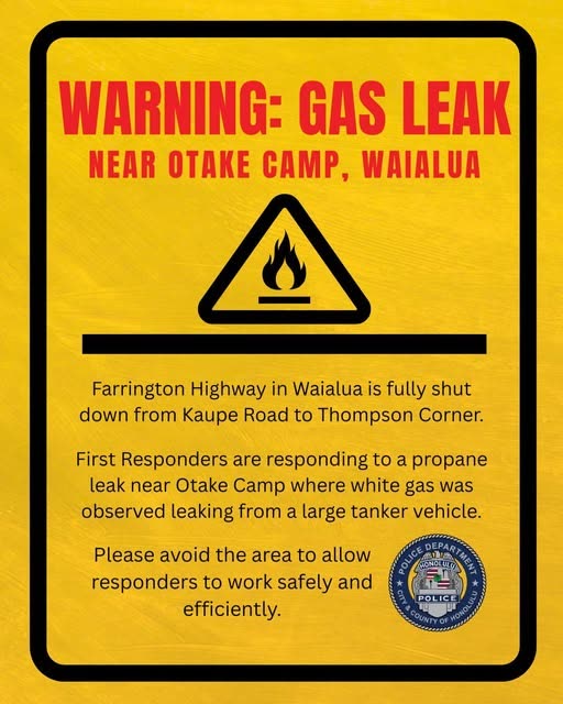SAFETY ALERT - Oahu | SSH Search