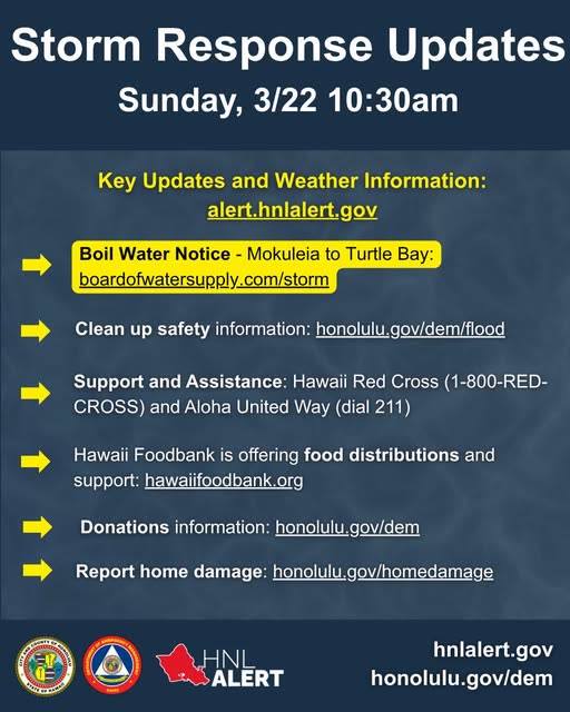 WEATHER ALERT - Oahu | SSH Search