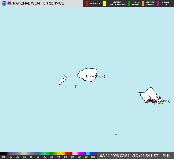 WEATHER ALERT - Oahu | Stolen Stuff Hawaii