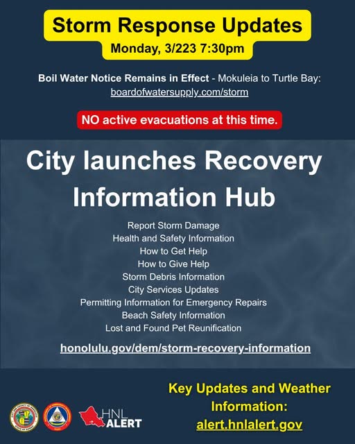 WEATHER ALERT - Oahu | SSH Search