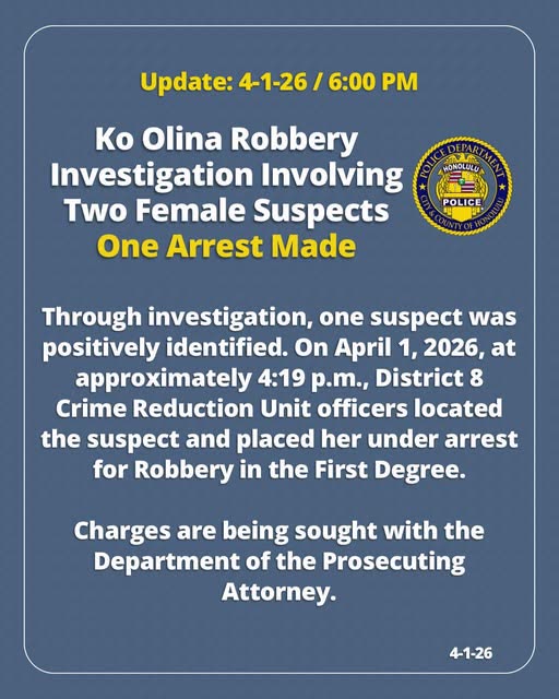ROBBERY - Oahu | SSH Search