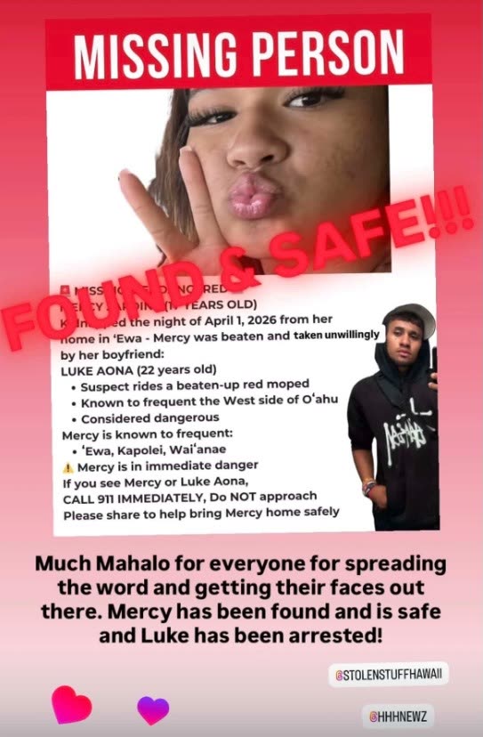 MISSING PERSON - Oahu | SSH Search