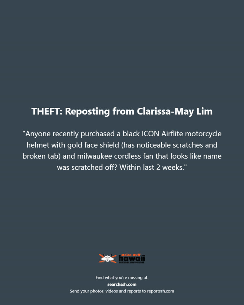 THEFT - Oahu | SSH Search