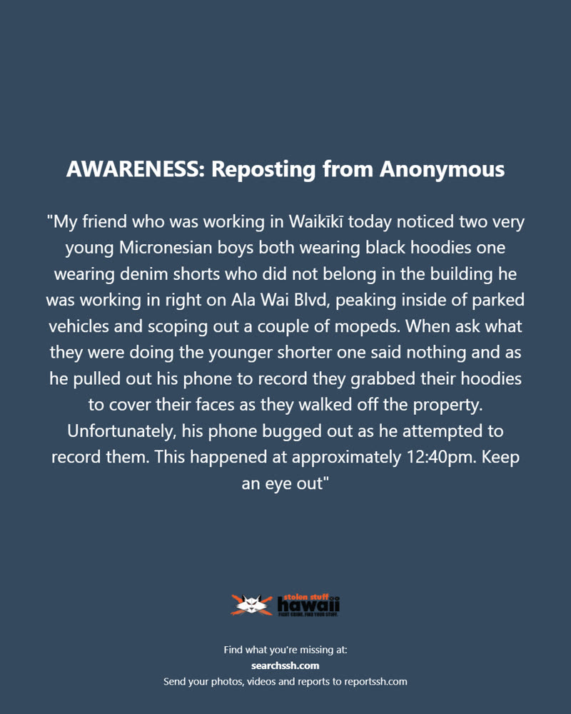 AWARENESS - Oahu | SSH Search