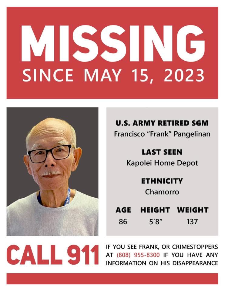 MISSING PERSON - Oahu | SSH Search