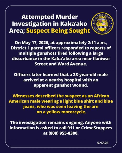 HPD OFFICIAL - Oahu | SSH Search