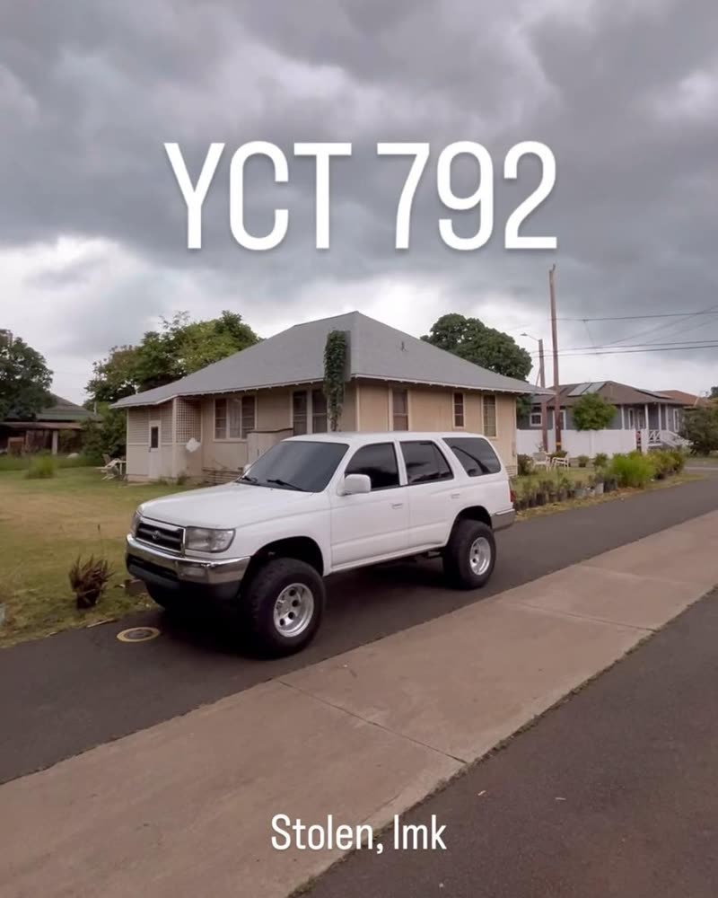 VEHICLE THEFT - Oahu | SSH Search