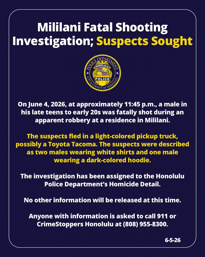 HPD OFFICIAL - Oahu | SSH Search