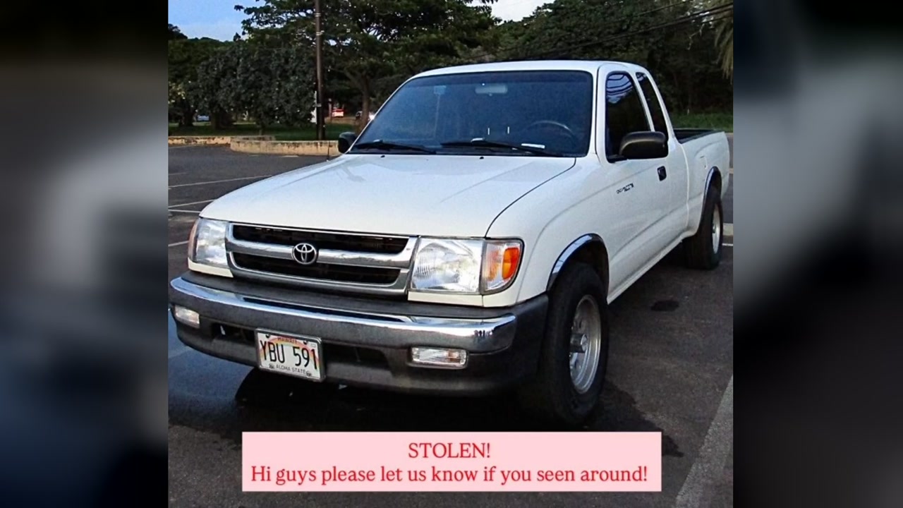 VEHICLE THEFT - Oahu | Stolen Stuff Hawaii