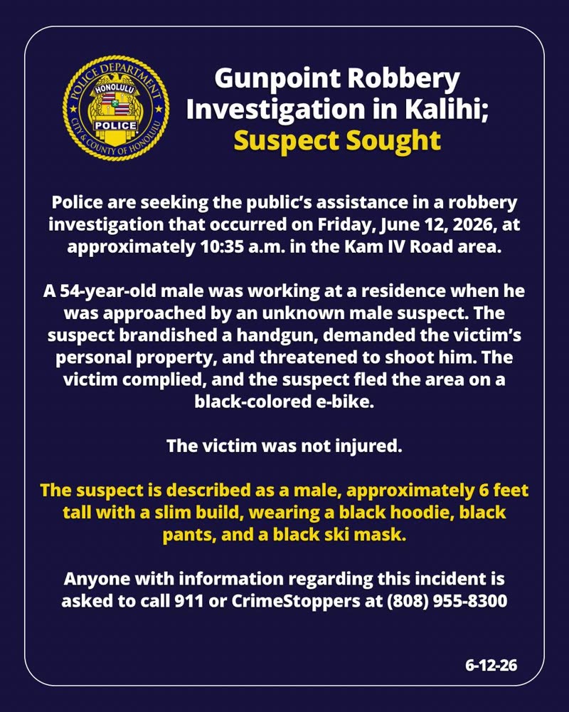 HPD OFFICIAL - Oahu | SSH Search