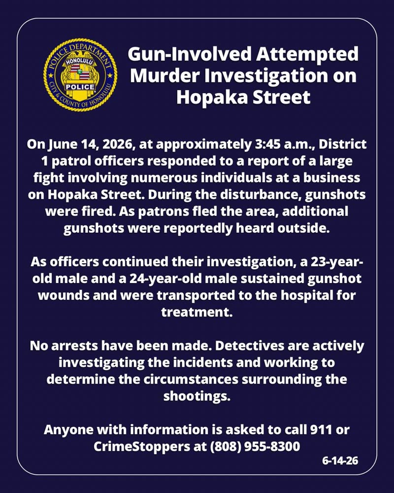HPD OFFICIAL - Oahu | SSH Search