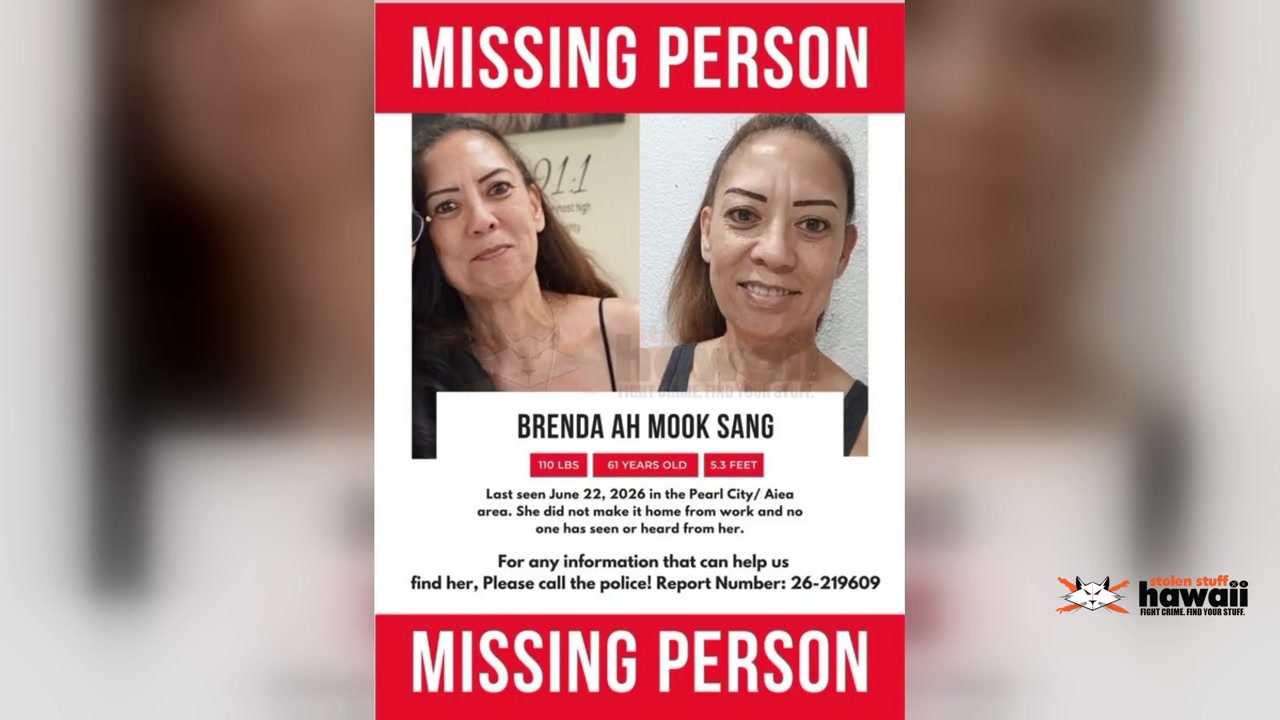 MISSING PERSON - Oahu | Stolen Stuff Hawaii